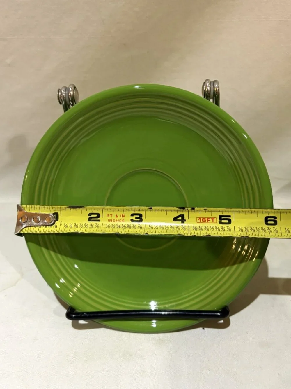 Set 2 VTG Homer Laughlin Fiesta Fiestaware USA Cup & Saucer Sets Shamrock Green